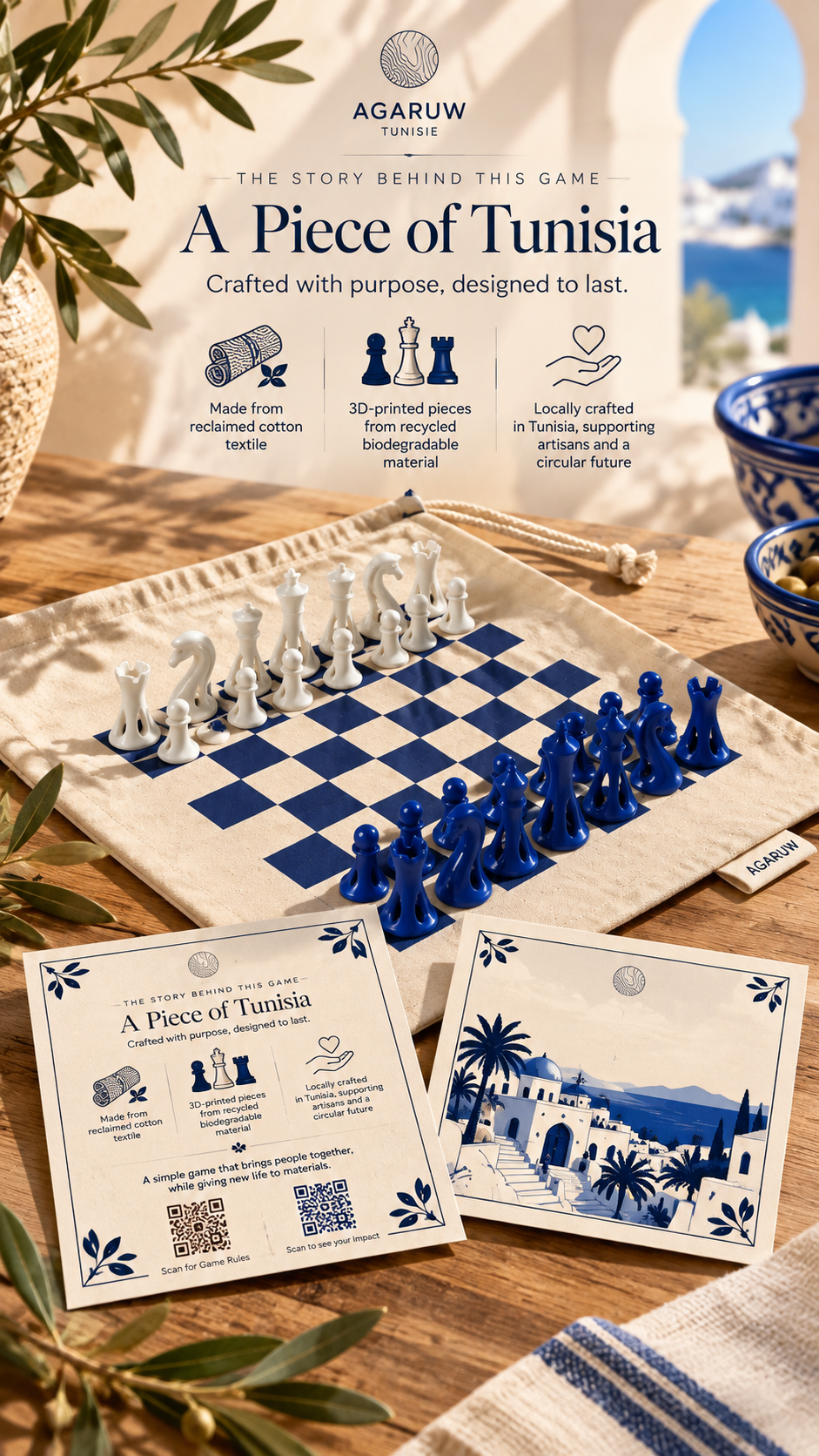 Le Jeu de chess ou Dame à SidiBou (copy)